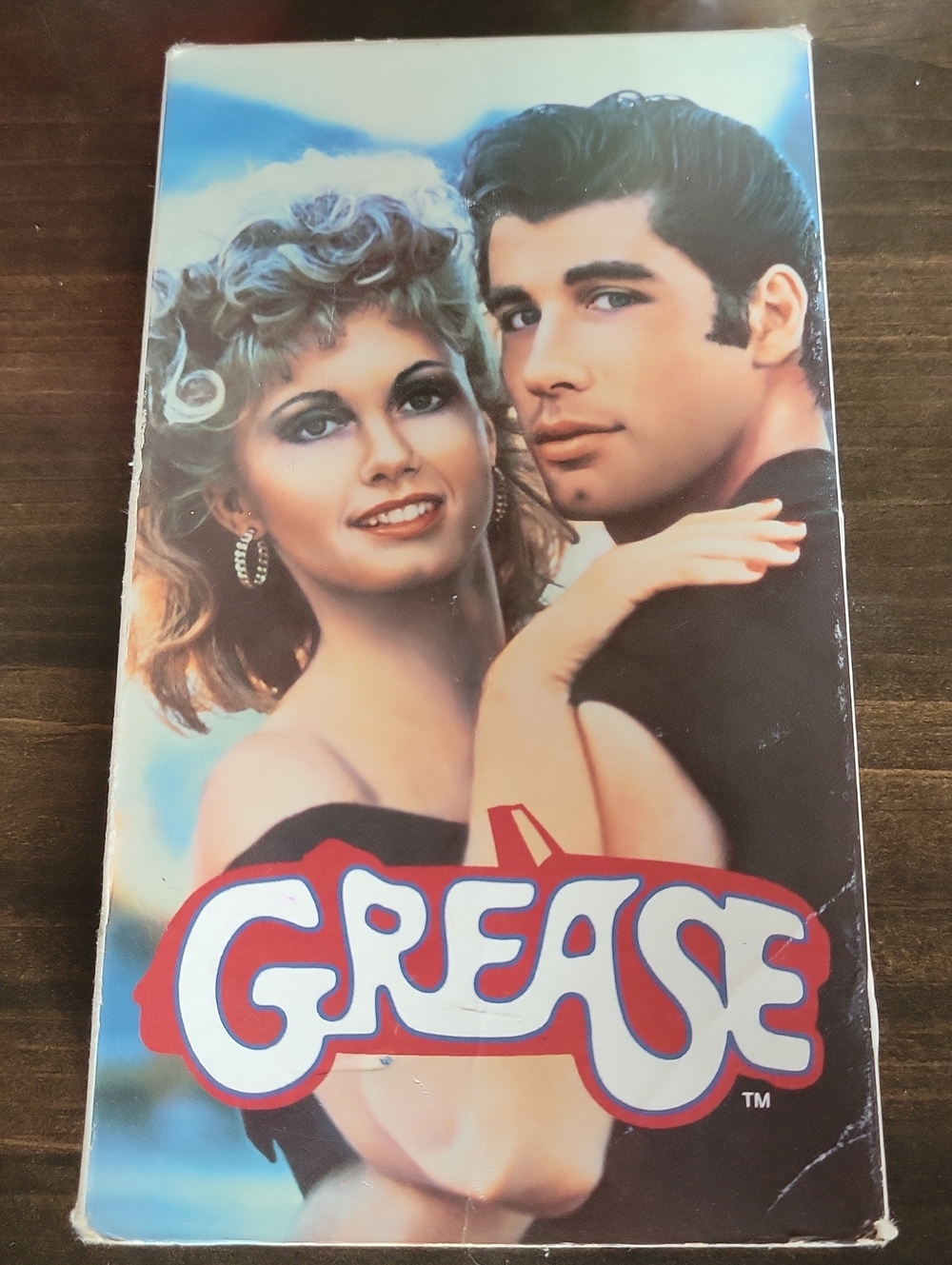 Grease VHS Movie- Blue, Black & Red